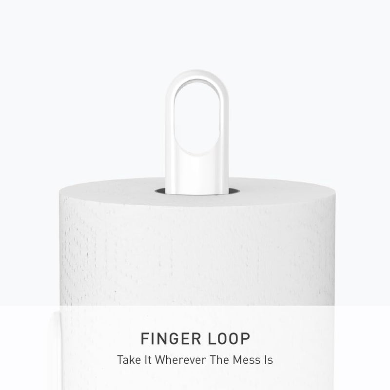 Simple Human Tension Arm Standing Paper Towel Holder, Heavy-Duty, Easy One-Handed Tear, Kitchen Countertop, White Stainless Steel - Image 4